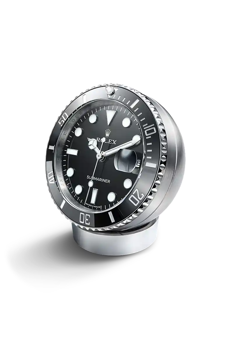 インテリア時計 ROLEX SUBMARINER Rolex Submariner Date desk clock, Stainless steel, C909010LN-0001